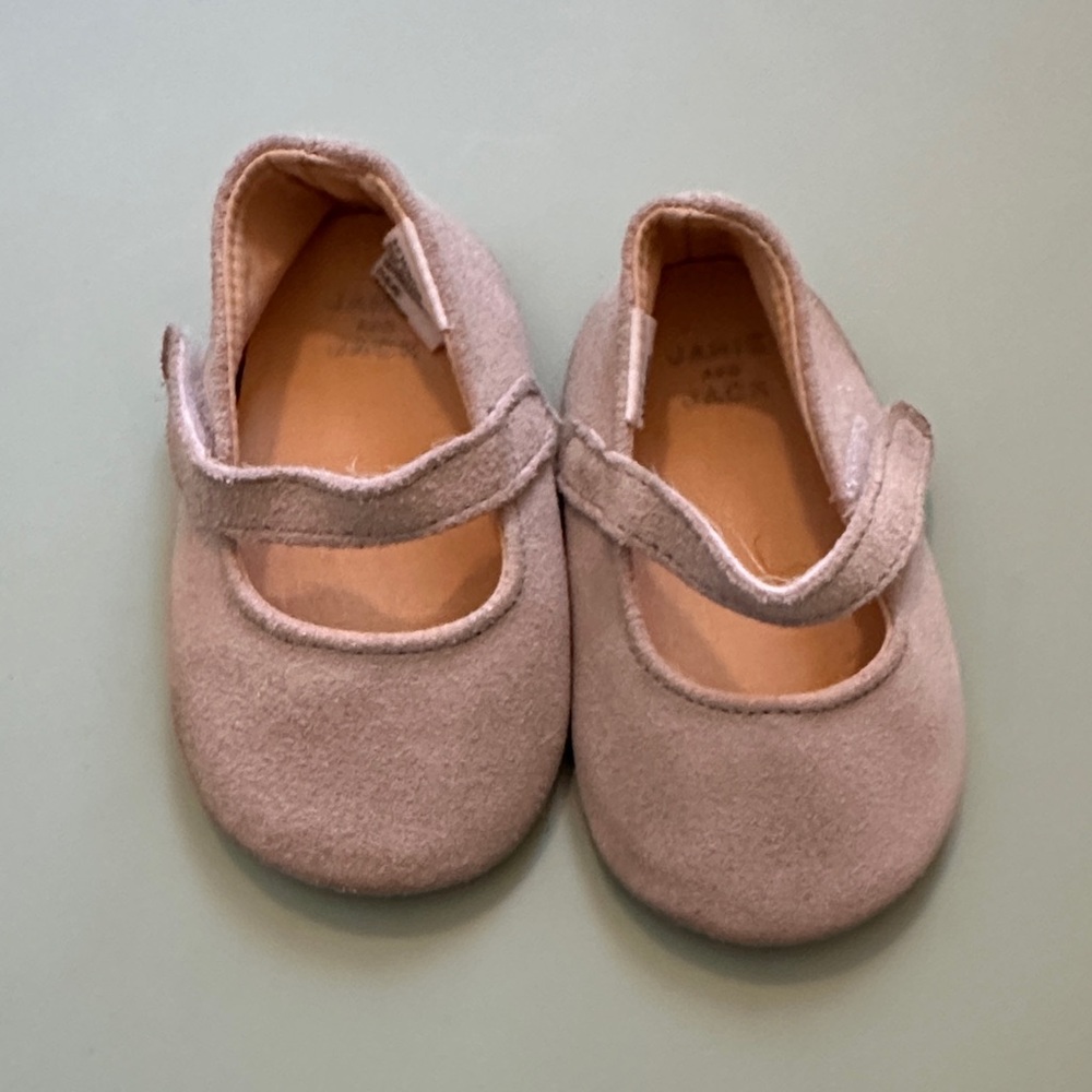 Kids Tan Mary Jane Shoes